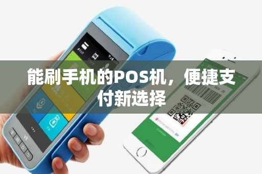 能刷手机的POS机，便捷支付新选择