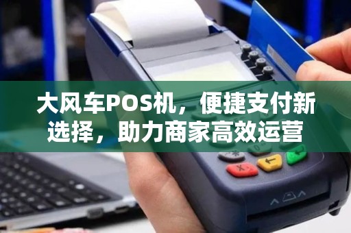 大风车POS机，便捷支付新选择，助力商家高效运营