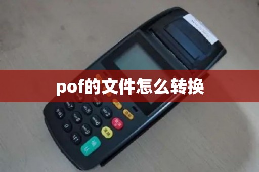 pof的文件怎么转换