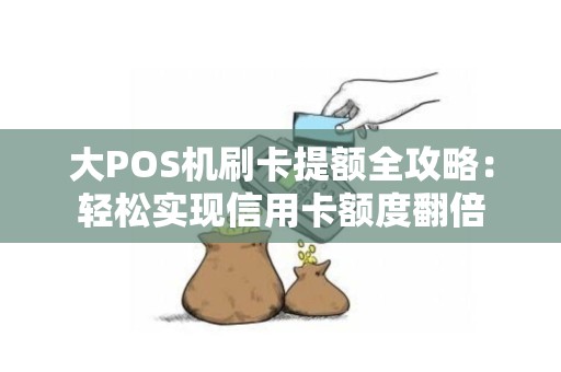 大POS机刷卡提额全攻略：轻松实现信用卡额度翻倍