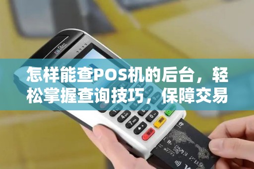 怎样能查POS机的后台，轻松掌握查询技巧，保障交易安全