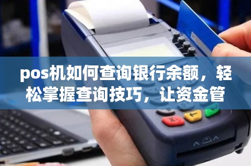 pos机如何查询银行余额，轻松掌握查询技巧，让资金管理更便捷