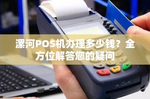 漯河POS机办理多少钱？全方位解答您的疑问