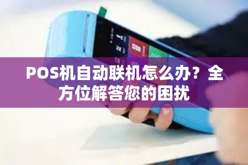POS机自动联机怎么办？全方位解答您的困扰