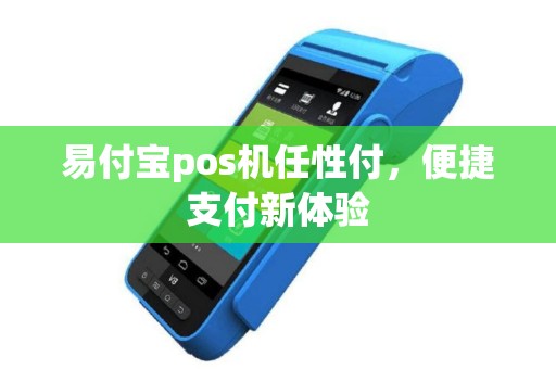 易付宝pos机任性付，便捷支付新体验
