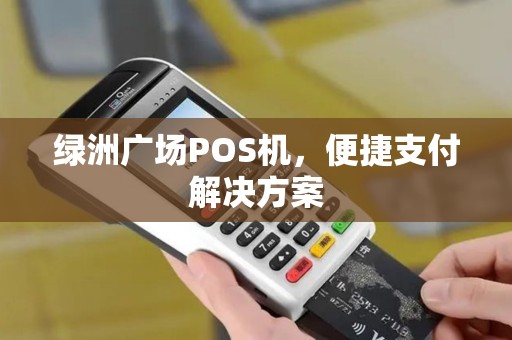 绿洲广场POS机，便捷支付解决方案