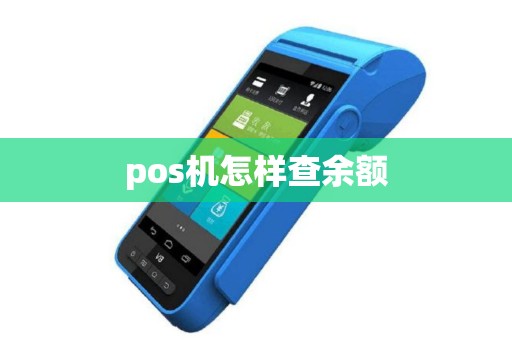 pos机怎样查余额