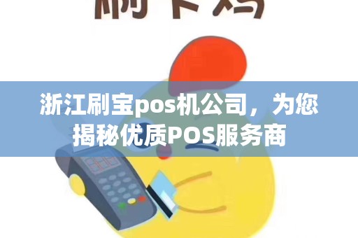 浙江刷宝pos机公司，为您揭秘优质POS服务商