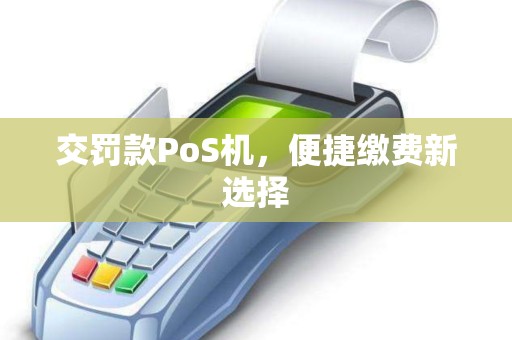 交罚款PoS机，便捷缴费新选择