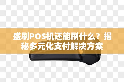 盛刷POS机还能刷什么？揭秘多元化支付解决方案