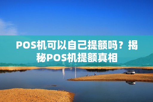 POS机可以自己提额吗？揭秘POS机提额真相