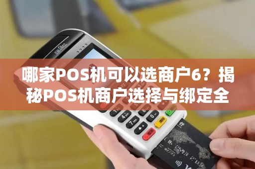 哪家POS机可以选商户6?揭秘POS机商户选择与绑定全攻略 哪家POS机可以选商户6?揭秘POS机商户选择与绑定全攻略