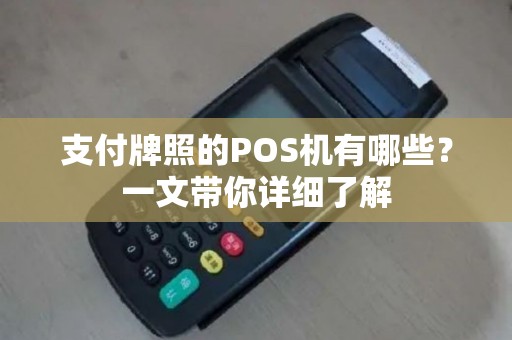 支付牌照的POS机有哪些？一文带你详细了解