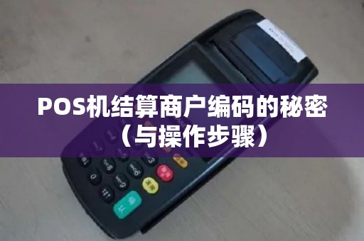 POS机结算商户编码的秘密（与操作步骤）