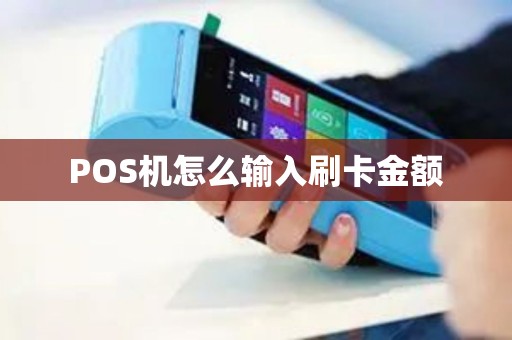 POS机怎么输入刷卡金额