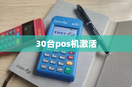 30台pos机激活