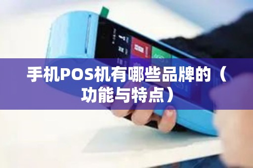 手机POS机有哪些品牌的（功能与特点）