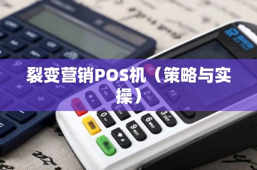 裂变营销POS机（策略与实操）