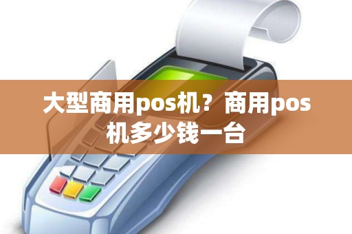 大型商用pos机？商用pos机多少钱一台