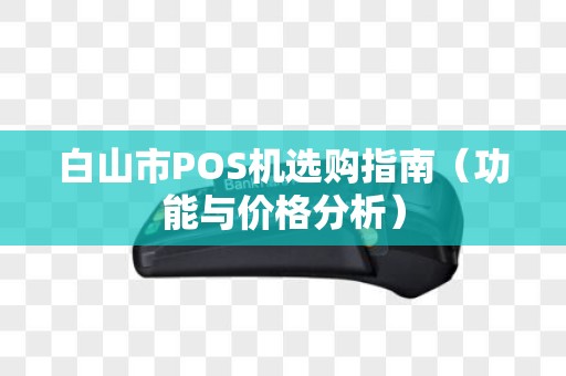 白山市POS机选购指南（功能与价格分析）